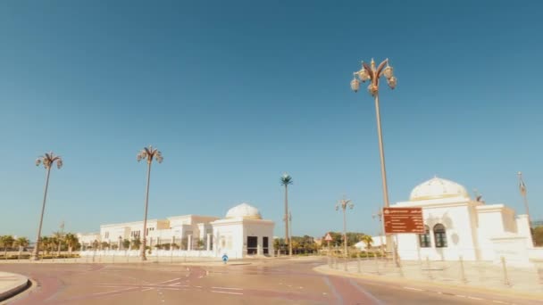 Zona Alrededor Del Emirates Palace Abu Dhabi — Vídeos de Stock