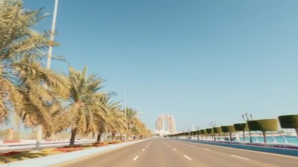 Область Навколо Палацу Еміратів Абу Дабі — стокове відео