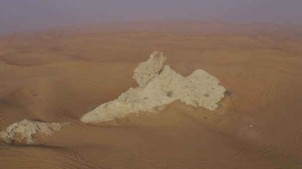 Aerial View Desert Sharjah Area United Arab Emirates — Vídeos de Stock