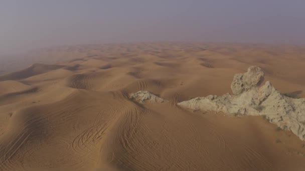 Aerial View Desert Sharjah Area United Arab Emirates — Vídeo de stock