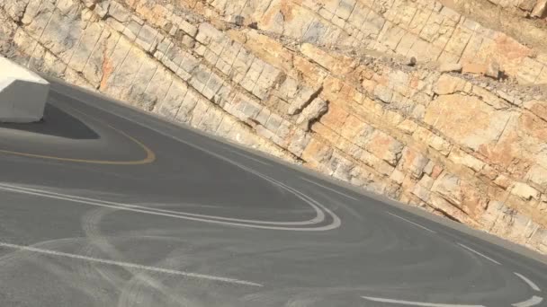 Jebel Jais Supersportscar Ralley Birleşik Arap Emirlikleri — Stok video