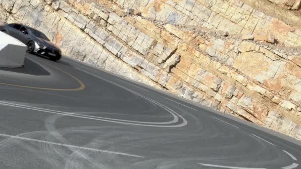 Jebel Jais Supersportscar Ralley Birleşik Arap Emirlikleri — Stok video