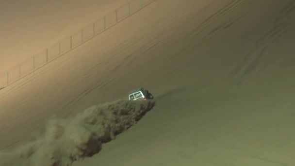 Balapan Stunt Mobil Moreeb Dune Festival Internasional Liwa Abu Dhabi — Stok Video