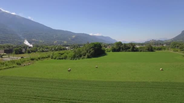 Aerial View Mont Coche France — Stockvideo