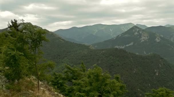 Tende Beautiful Western Alps France — стокове відео