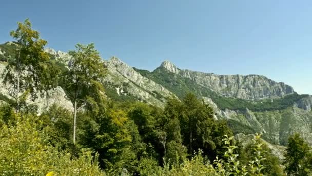 Western Alps Mountain Range Italy — Stock Video