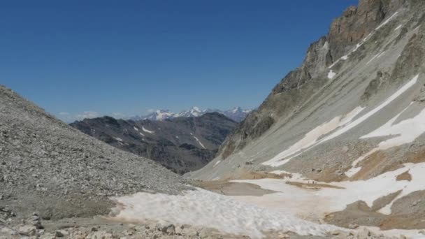Mont Sommelier France Nature Scenic View — Vídeo de stock