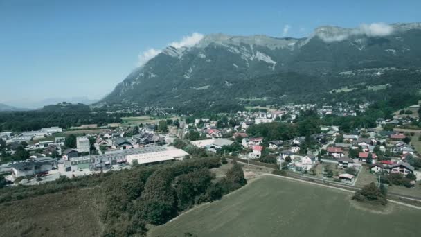 Aerial View Mont Coche France — 비디오