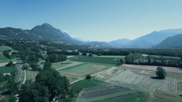 Aerial View Mont Coche France — Stock videók