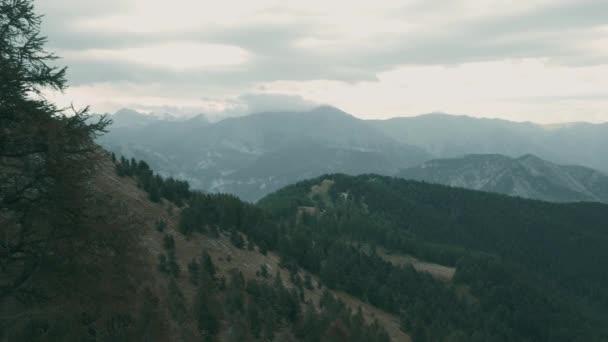 Tende Beautiful Western Alps France — Stock video
