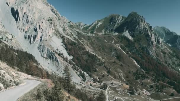 Rocca Meja Ett Vackraste Bergen Cuneoprovinsen Italien — Stockvideo