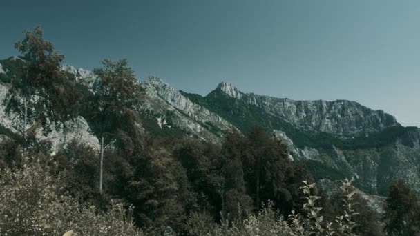 Západní Alpy Pohoří Itálie — Stock video