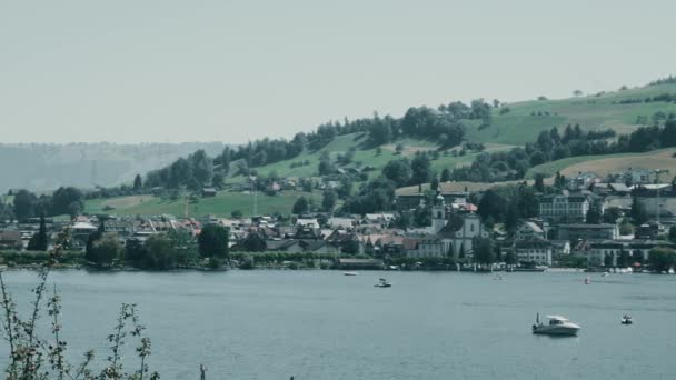Brienzersee Switzerland Bleached Bypass — Stok video