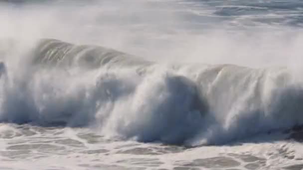 Beautiful Huge Waves Atlantic Ocean — Vídeo de Stock