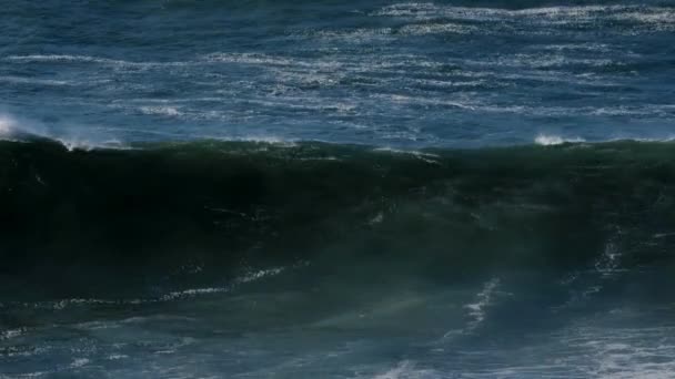 Beautiful Huge Waves Atlantic Ocean — Stock videók