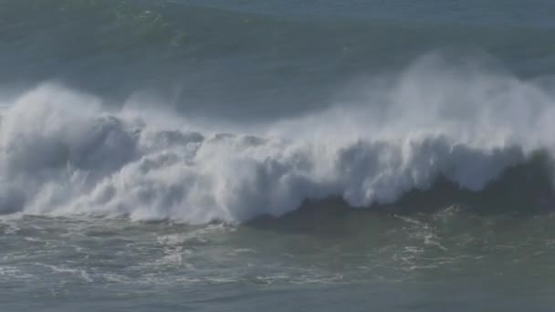 Beautiful Huge Waves Atlantic Ocean — Stockvideo