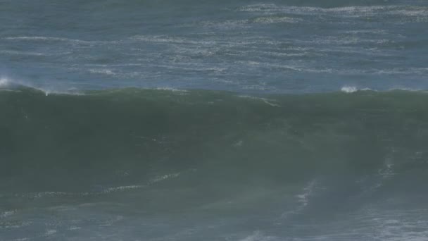 Beautiful Huge Waves Atlantic Ocean — 图库视频影像