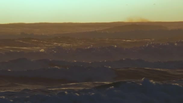 Ocean Golden Sunset — Stock video