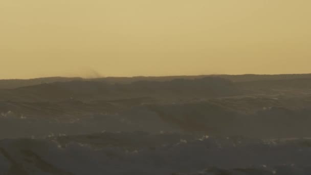 Океан Золотий Захід Сонця — стокове відео