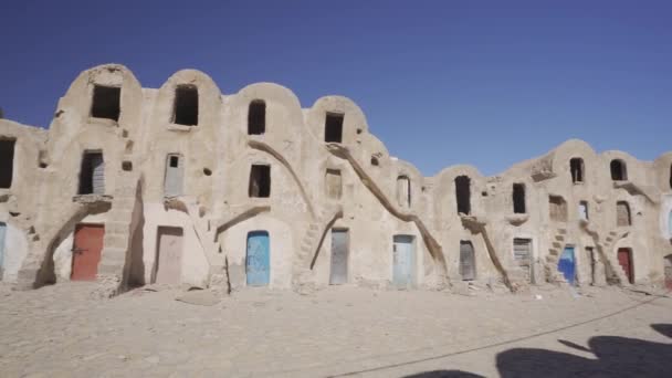 Vista Diurna Local Filme Ksar Ommarsia Tataouine Tunísia — Vídeo de Stock