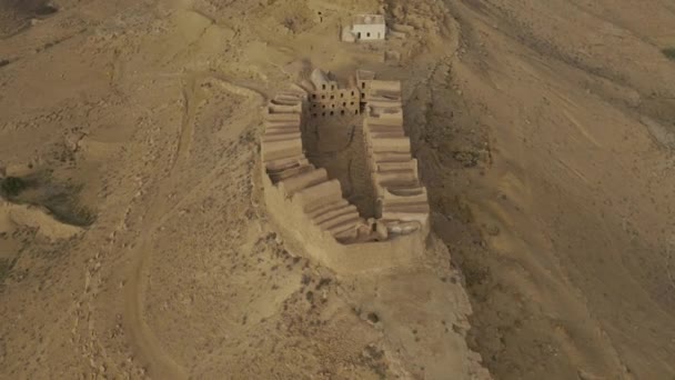 Αεροφωτογραφία Του Ksar Hallouf Τυνησία — Αρχείο Βίντεο
