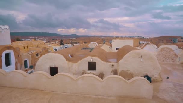 Vue Jour Ksar Haddada Tataouine Tunisie — Video