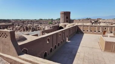 Arg-e Bam, Bam Citadel, Kerman yakınlarındaki depremden sonra yeniden inşa edilen tavan görüntüsü, İran