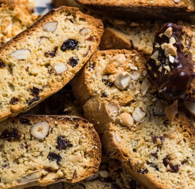 Geleneksel İtalyan Cantuccini kurabiye