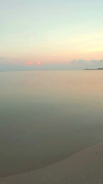 Vista Una Playa Amanecer Guajira Colombia — Vídeo de stock