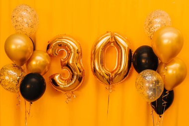 Dekorasyon için 30 yıl doğum günü, yıldönümü.