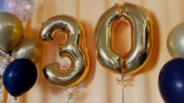 Dekorasyon için 30 yıl doğum günü, yıldönümü.