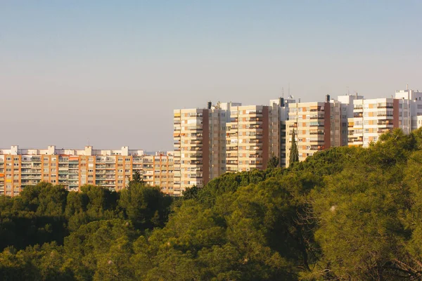 Zaragoza Spain February 2023 Residential High Rise Modern Panel Multistory —  Fotos de Stock