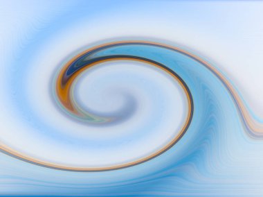 Açık mavi geometrik dairesel dalga soyut arkaplan. Su dalgalanması üst görünümü etkiler. Huni, girdap, girdap. Ruhani yolculuk, konsantrasyon.