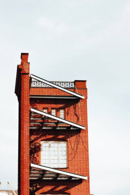 Berlin, Germany, October 2, 2022. Bauakademie red brick building. Urban architecture. Corner of Building Academy. Designed by Karl Friedrich Schinkel. clipart