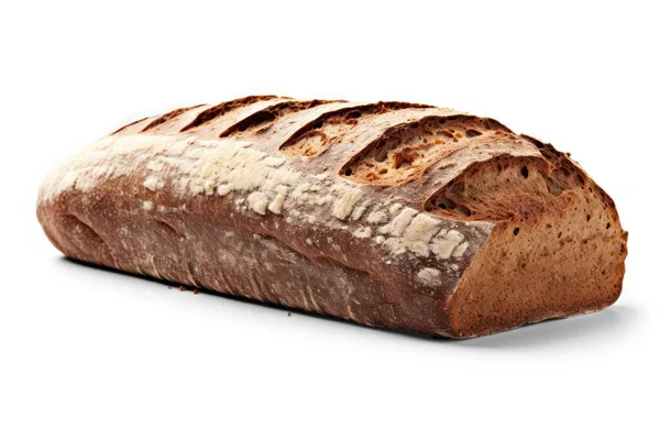 Chleb Żytni Izolowany Przejrzystym Tle Obrazy Stockowe bez tantiem