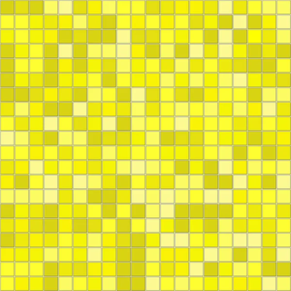 Beyaz Sarı Seramik Zemin Duvar Fayanslarının Vektör Grafiği Geometrik Mozaik — Stok Vektör