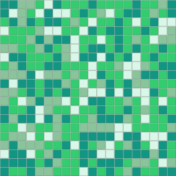 Seramik Zemin Duvar Fayanslarının Vektör Grafiği Geometrik Mozaik Doku Kare — Stok Vektör