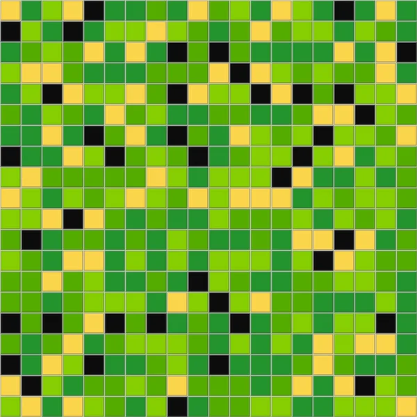 Векторна Графіка Біло Зеленої Керамічної Підлоги Настінної Плитки Геометрична Мозаїчна — стоковий вектор
