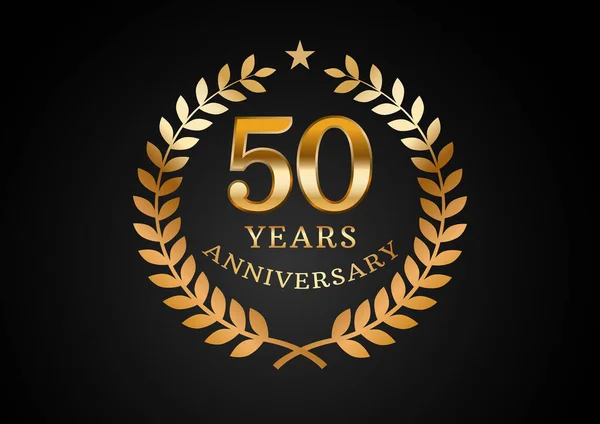 Gráfico Vectorial Del Fondo Celebración Del Aniversario Logo Aniversario Años — Archivo Imágenes Vectoriales