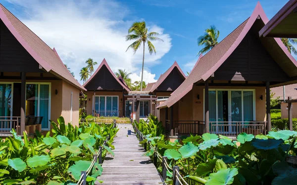Koh Kood Thailand Oktober 2022 Luxe Vakantie Bungalow Een Tropische — Stockfoto