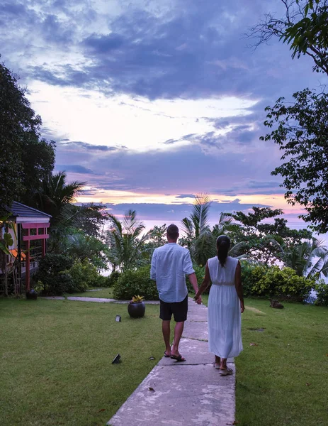 Koh Kood Thaïlande Octobre 2022 Bungalow Vacances Luxe Dans Jardin — Photo