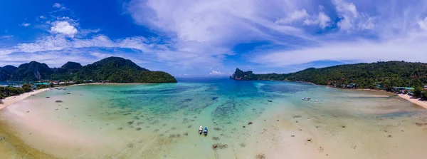 Azjatki Plaży Loh Dalum Beach Koh Phi Phi Don Rano — Zdjęcie stockowe