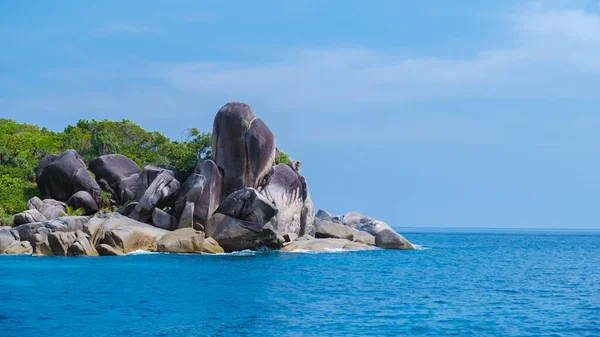 Wyspa Similan Tropikalna Wyspa Południowej Tajlandii — Zdjęcie stockowe