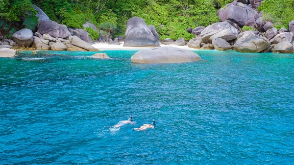 Schnorcheln Meer Der Similan Inseln Thailand Phangnga — Stockfoto