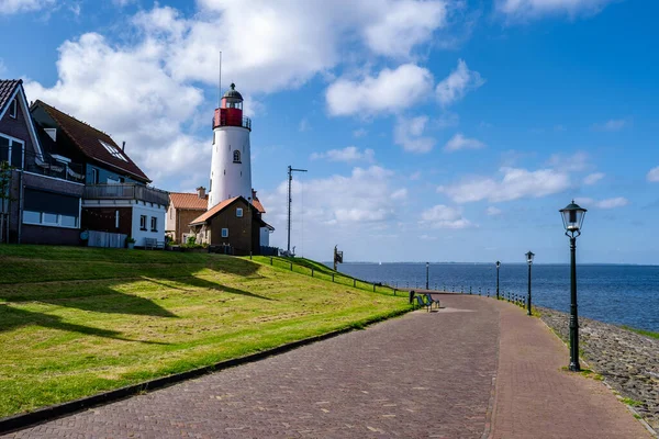 Lighthouse Urk Sunny Day Netherlands Royalty Free Stock Images