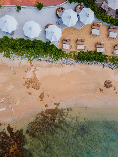 Pattaya Ταϊλάνδη Δεκέμβριος 2022 Drone View Cafe Restaurant Oxygen Beachfront — Φωτογραφία Αρχείου