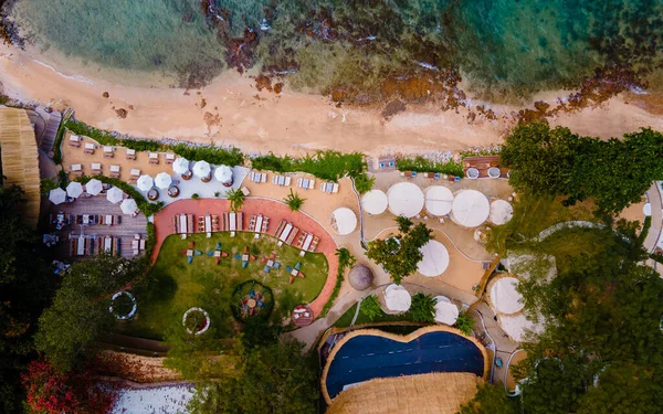 Pattaya Thailand December 2022 Drone View Cafe Restaurant Oxygen Beachfront — Stock Photo, Image