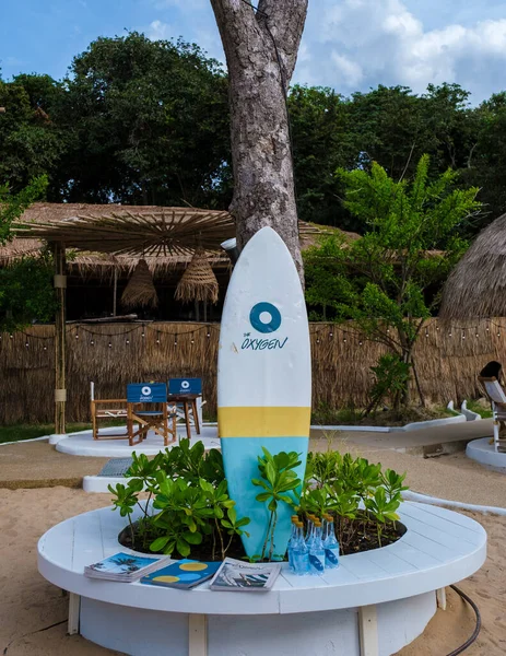 Pattaya Thailand December 2022 View Cafe Restaurant Oxygen Beachfront Oasis — Stock Photo, Image
