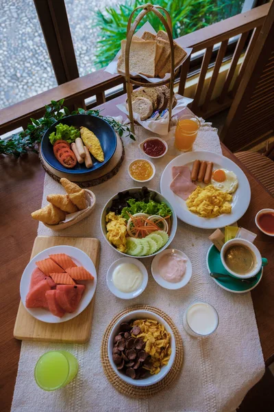 Desayuno Occidental Lujo Hotel — Foto de Stock
