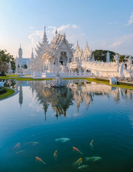 Beyaz Tapınak Chiang Rai Tayland Wat Rong Khun Kuzey Tayland — Stok fotoğraf